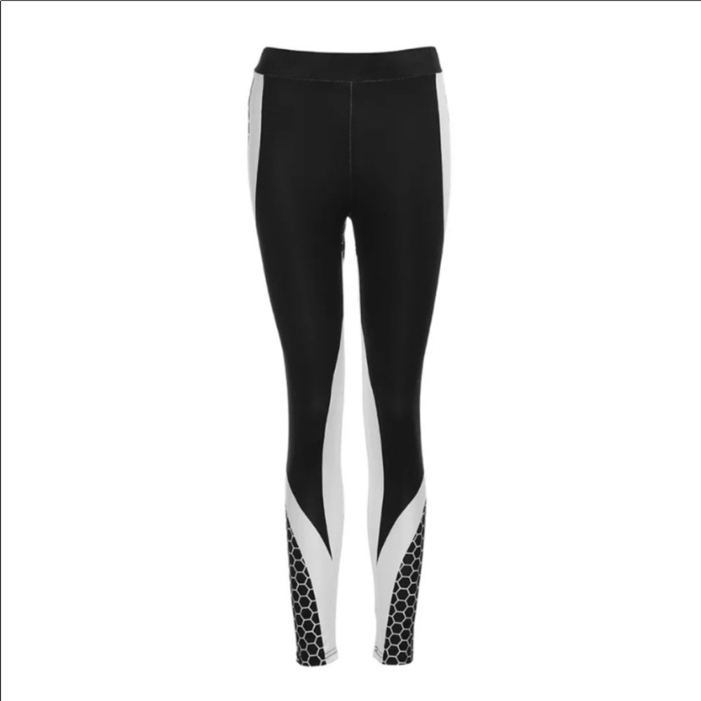 🍑Olive peel brand honey comb style yoga pants🍑